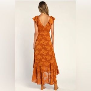 Beautiful Lulus Burnt Orange dress